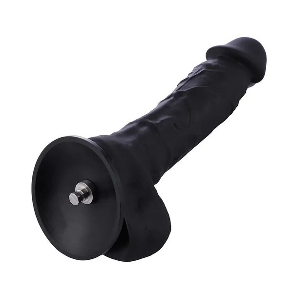 Силиконовый дилдо Hismith 8.3" Silicone Dildo Black SO9971 фото