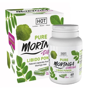 Капсули для підвищення лібідо у жінок HOT Bio Moringa Libido Caps 60 шт HOT44063 фото