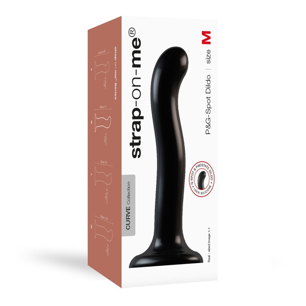 Насадка для страпона Strap-On-Me P&G-Spot Dildo, силикон, размер M SO9009 фото