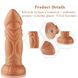 Силиконовый дилдо с вибрацией Hismith Slightly Curved Vibrating Silicone Dildo Monster Series SO9963 фото 4