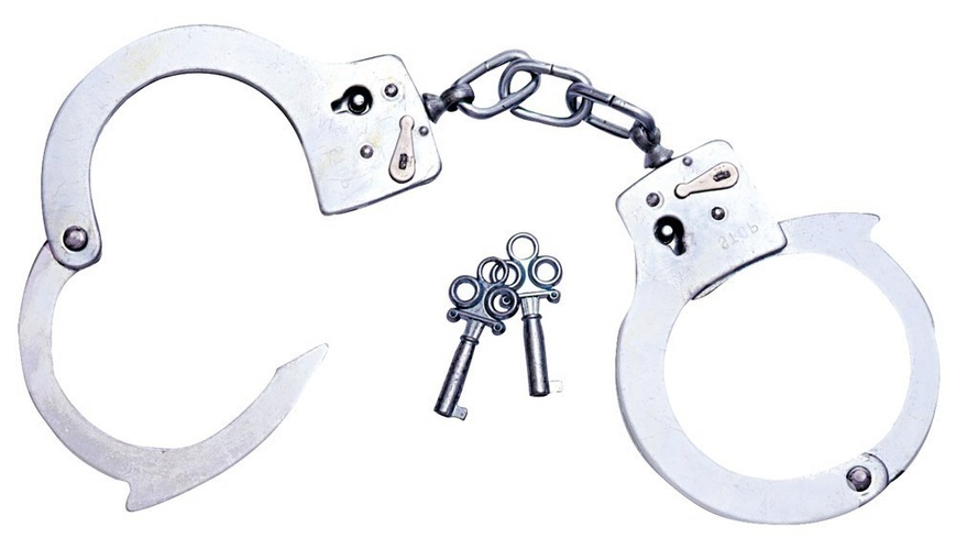Металлические наручники с ключами в комплекте 525006 Ю/ фото