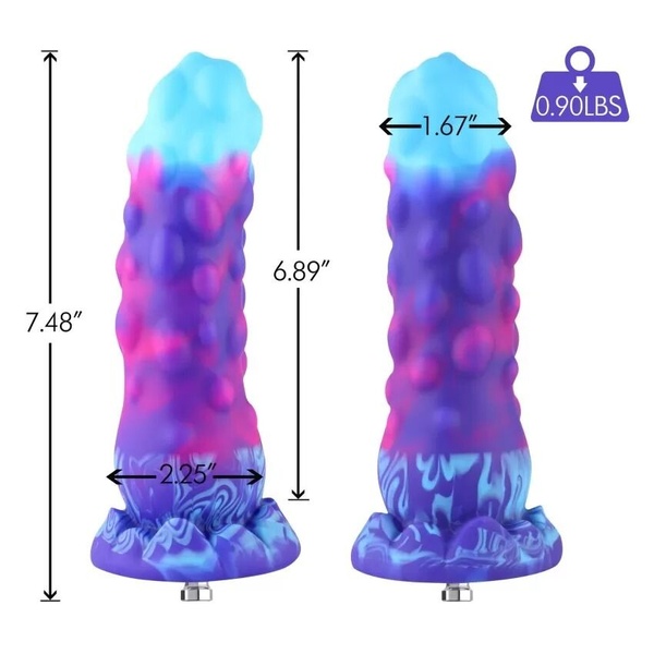 Силиконовый дилдо Hismith 7.48" Silicone Dildo HSA138 Monster Series SO9968 фото