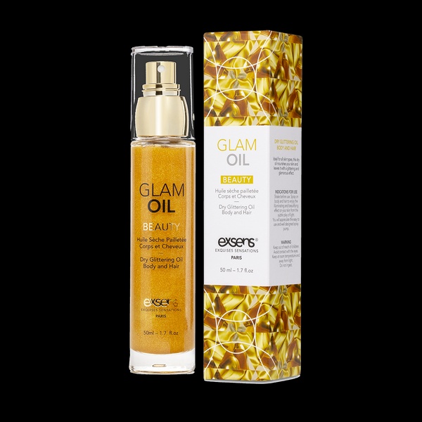 Распродажа! Масло для тела с блеском EXSENS Glam Oil 50мл, с маслом миндаля (03.2025) SO2363-R фото