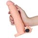 Насадка-подовжувач пеніса з вібрацією Add 2 Penis Sleeve, Flesh RDNI-310329 фото 3