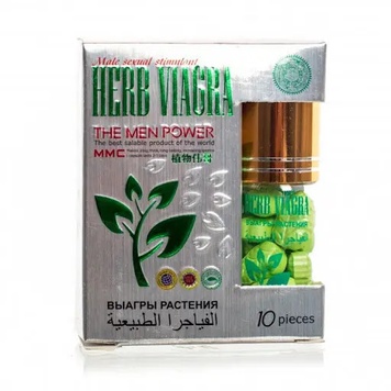 Таблетки для потенции Herb Viagra за 1 упаковку (10табл.) B09262 фото