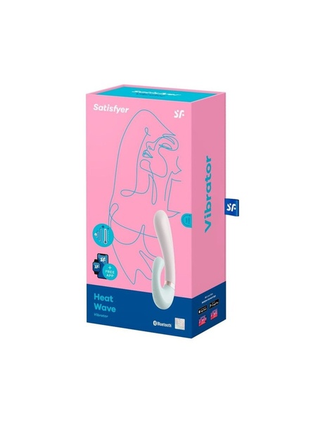 Смарт вибратор-кролик с подогревом Satisfyer Heat Wave Mint SO6097 фото