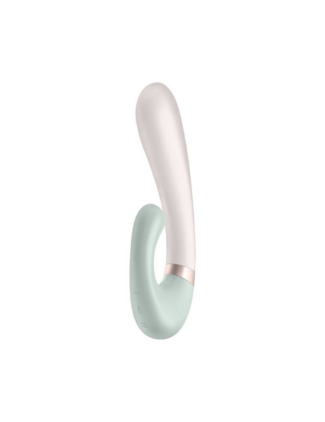 Смарт вібратор-кролик із підігрівом Satisfyer Heat Wave Mint SO6097 фото