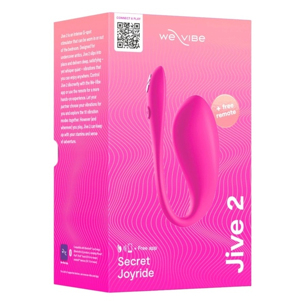 Віброяйце з функцією керування телефоном Jive 2 by We-Vibe Electric Pink 22998/SNJV2SG3 фото