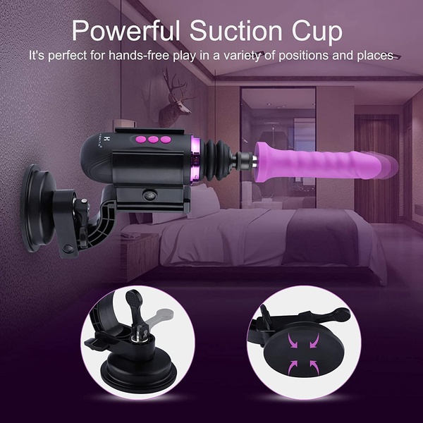 Мини секс-машина Hismith Mini Capsule Sex-Machine with Strong Suction Cup (мятая упаковка!!!) SO6197-R фото