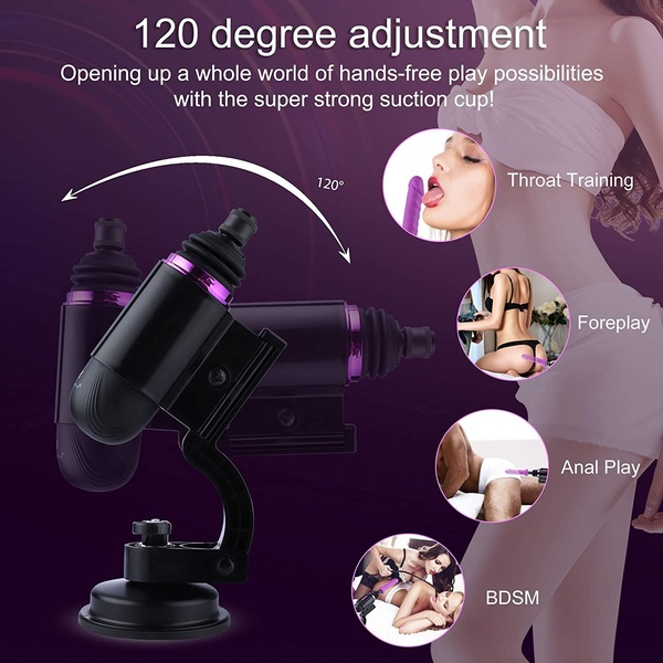 Мини секс-машина Hismith Mini Capsule Sex-Machine with Strong Suction Cup (мятая упаковка!!!) SO6197-R фото