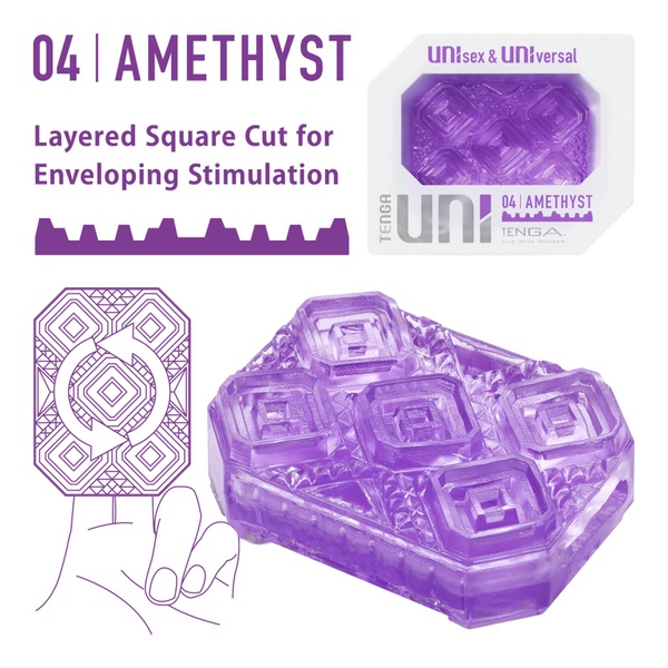 Мастурбатор Tenga UNI Amethyst SO9808 фото