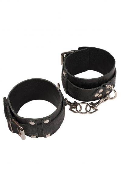 Оковы Leather Dominant Leg Cuffs, Black кожа IODU-280154 фото
