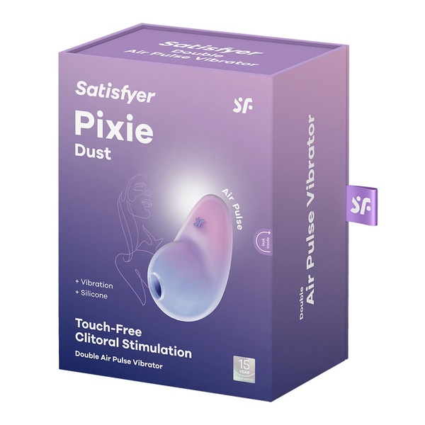 Вакуумный стимулятор клитора Satisfyer Pixie Dust, фиолетово-розовый SO8972 фото