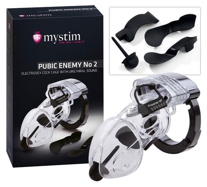 Клітина для члена з електростимуляцією Mystim Pubic Enemy No 2 - Original SO2982 фото