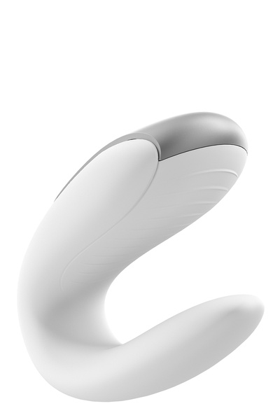 Смарт-вибратор для пар Satisfyer Double Fun (White) с пультом ДУ T360147 фото