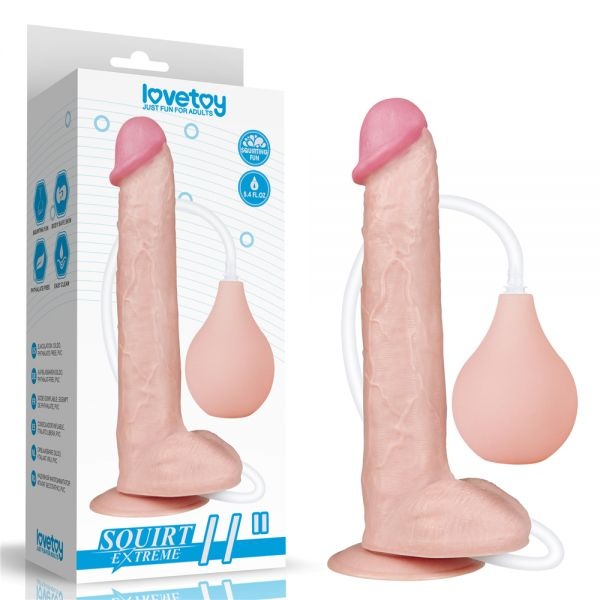 Фалоімітатор з сім'явипорскуванням 11'' Squirting Dildo IODU-310092 фото