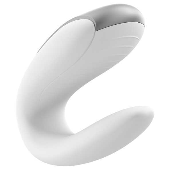 Вібратор для пар із фірмовим пультом керування Satisfyer DOUBLE FUN WHITE T360147 фото