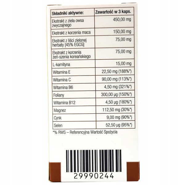 Капсулы для повышения количества и качества спермы Supl diety-Cum On (цена за упаковку, 30 таблеток) LS1700038 фото