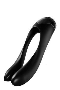 T360138 Универсальный мини вибратор на палец Satisfyer Candy Cane black T360138 фото