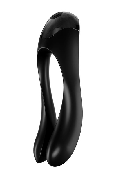 T360138 Універсальний міні вібратор на палець Satisfyer Candy Cane black T360138 фото