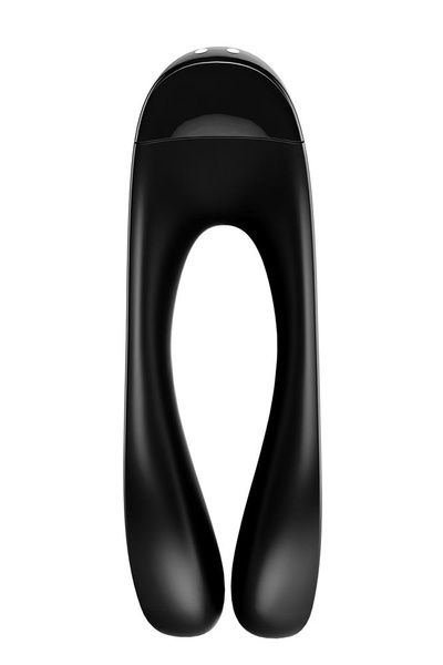 T360138 Універсальний міні вібратор на палець Satisfyer Candy Cane black T360138 фото