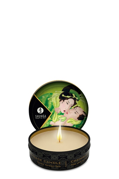 Свічка для масажу MASSAGE CANDLE EXOTIC GREEN TEA, 30 мл T274611 фото