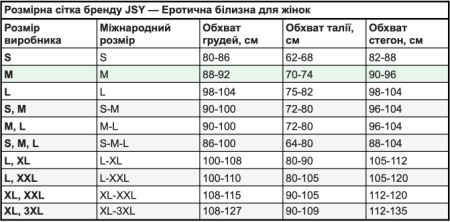 Високий пояс з підв'язками для панчіх стрінги та панчохи в комплекті S/M JSY-7850 фото