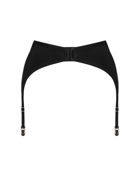 Пояс для чулок Obsessive Nesari garter belt, черный, XS/S 411612 фото