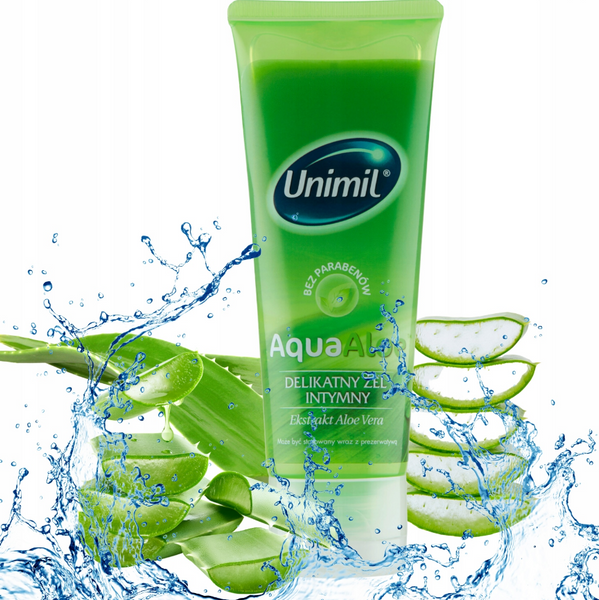 Зволожуючий гель Unimil Aqua Aloe на водній основі 80 мл Unimil-097379 фото