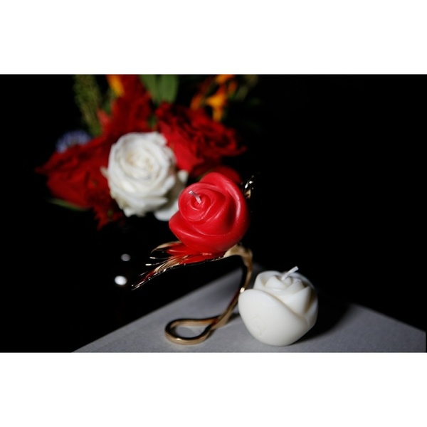 Низкотемпературная свеча Lockink в виде розы, красная 802663/YWPJ-003-A-ZH фото