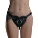 Трусики Сердце для страпона из натуральной кожи Feral Feelings - Hearts Strap-on Belt Black SO9417 фото 2