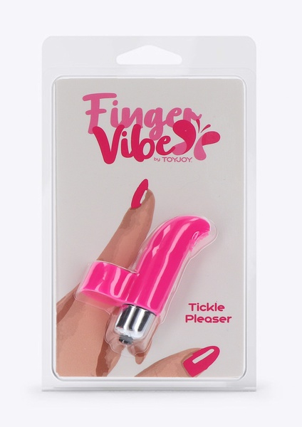 Вибратор на палец Tickle Pleaser розовый, 8 х 2 см TJ10111 фото