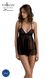 Пеньюар Passion KERRIA CHEMISE black S/M - ECO Passion SX0489 фото 1