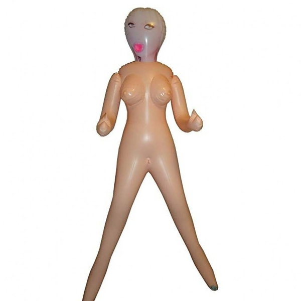 Надувная Секс-кукла с 3 отверстиями California Exotic бежевая СL13349 фото