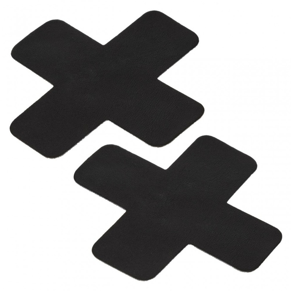 Пэстисы на соски в форме крестов Boundless CalExotics, самоклеящиеся, черные CL14229 фото