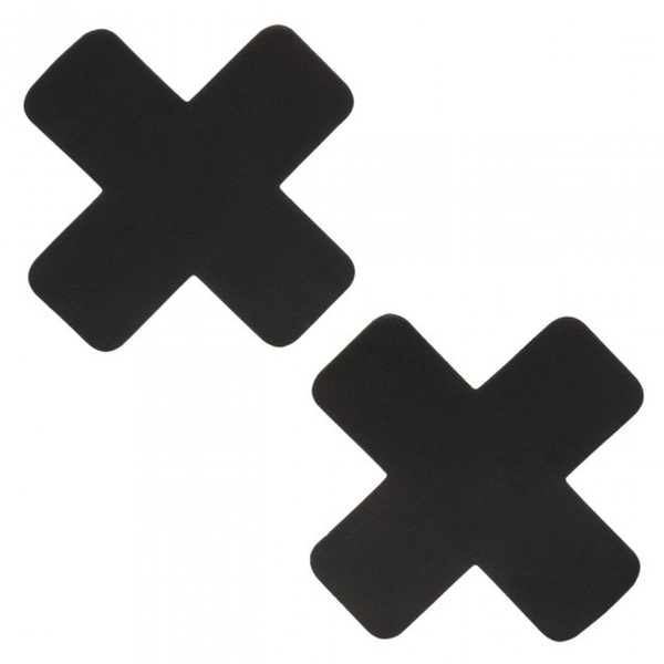 Пэстисы на соски в форме крестов Boundless CalExotics, самоклеящиеся, черные CL14229 фото