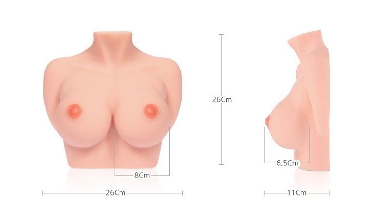 Мастурбатор-грудь Kokos Bouncing Titties C cup K45183 фото