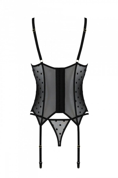 Корсет MARINA CORSET black S/M - Passion SO9730 фото