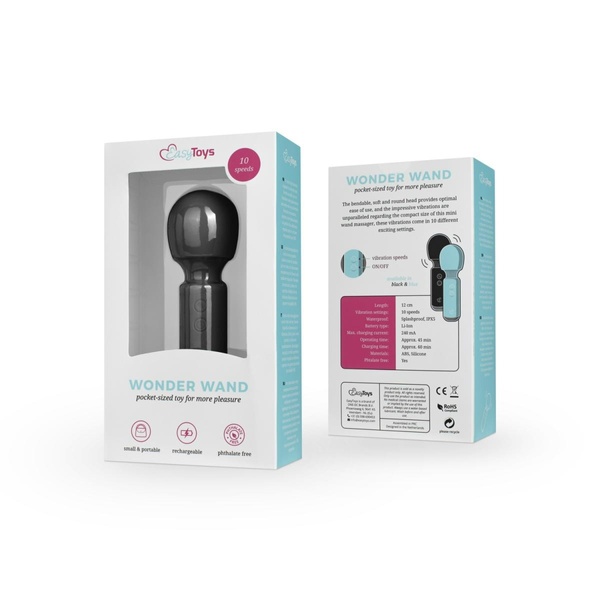 Мини вибратор микрофон Mini Vibe Wand Vibrator ET860BLK фото