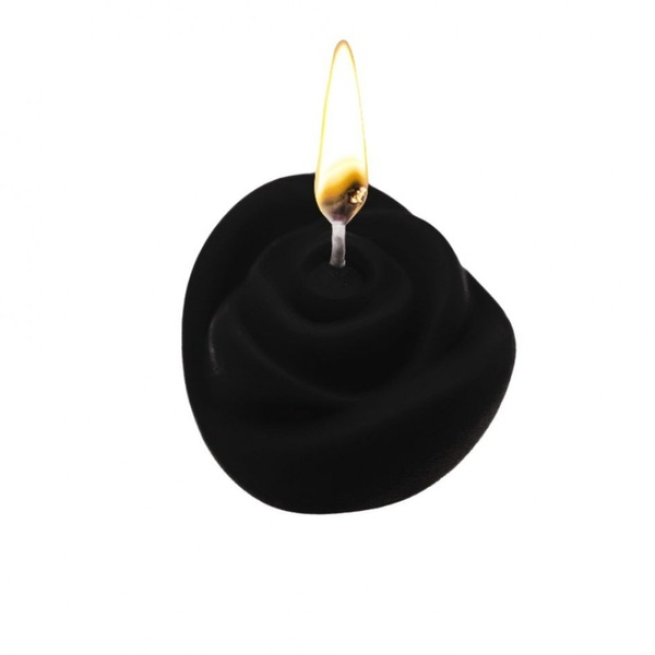 Низкотемпературная свеча Lockink в виде розы, черная 802885/YWPJ-003-E-ZH фото