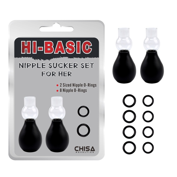 Ваккумные стимуляторы для сосков Chisa Hi Basic Nipple Sucker Set For Her 80641 /CN-692980641 фото
