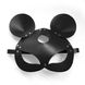 Кожаная маска мышки Art of Sex - Mouse Mask, цвет Черный SO9649 фото 3