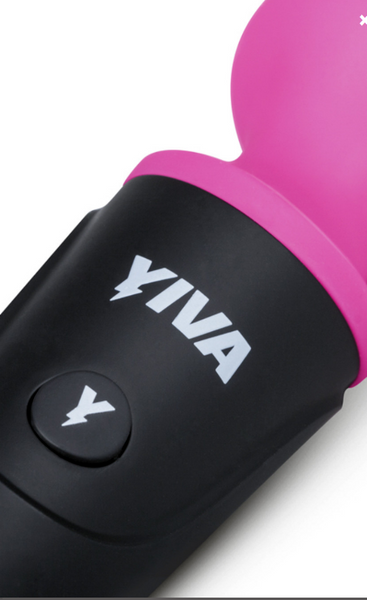 Вибромассажер - Yiva Power Massager черно-розовый VGV-EC0046 фото