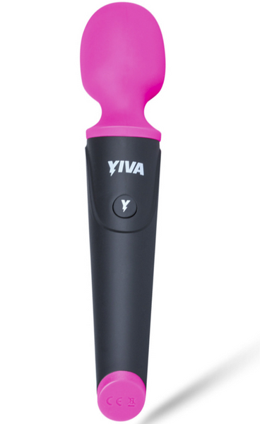 Вібромасажер - Yiva Power Massager чорно-рожевий VGV-EC0046 фото