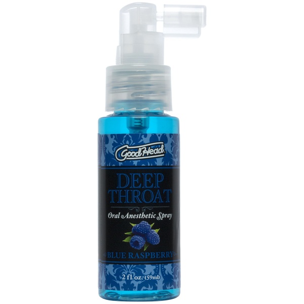 Спрей для минета Doc Johnson GoodHead DeepThroat Spray – Blue Raspberry 59 мл (мятая упаковка!!!) SO9854-R фото