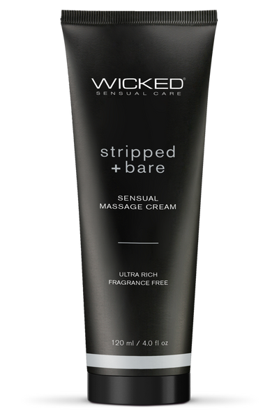 Массажный крем Wicked Sensual Care Stripped & Bare без запаха 120 ML T252361 фото