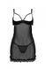 Пеньюар MARINA CHEMISE black S/M - Passion SO9724 фото 3