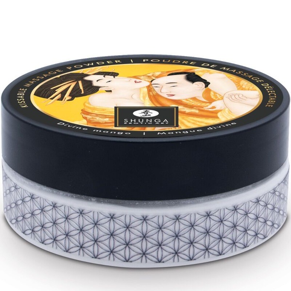 Смачна пудра для оральних ласк Shunga Body Powder - Luscious Mango (75 грам) SX0589 фото