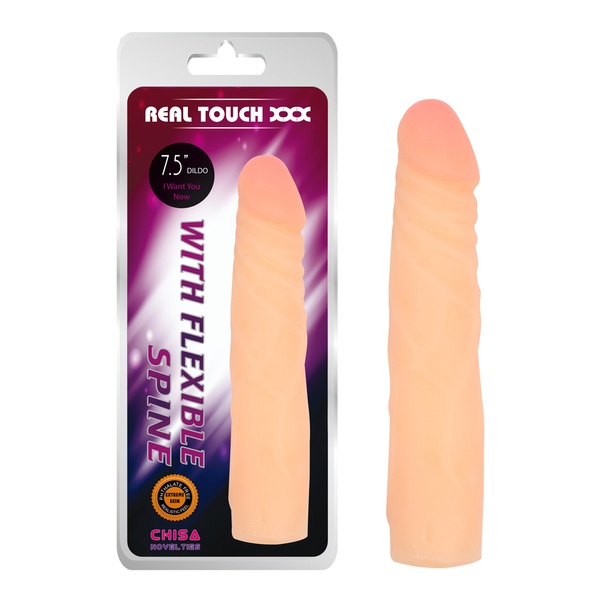 Фалоимитатор с хребтом Chisa Real touch Dildo 7,5 CH38031 фото