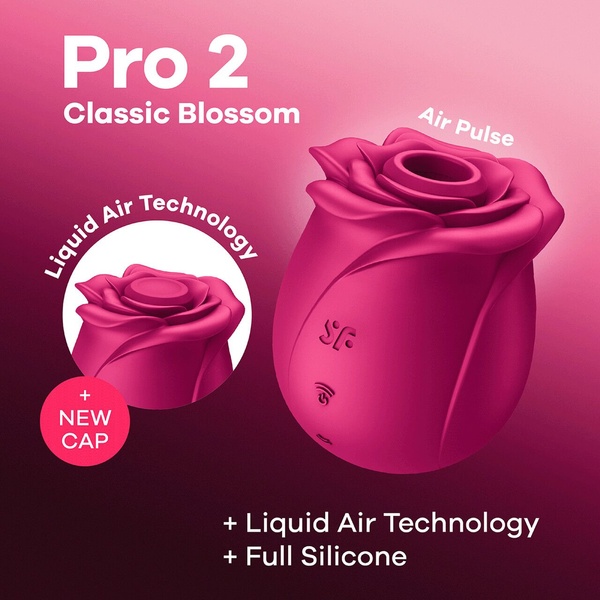 Вакуумный клиторальный стимулятор Satisfyer Pro 2 Classic Blossom, технология Liquid Air SO8775 фото